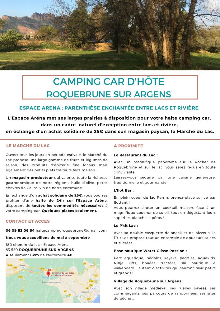 Aire camping-car  Roquebrune-sur-Argens (83520) - Photo 1